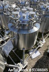 Stainless steel Vessel, Approximately 120 Liter/  30 Gallon.  With Agitation.  Used as Freeze/ Thaw ...