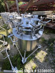 Stainless steel Vessel, Approximately 120 Liter/  30 Gallon.  With Agitation.  Used as Freeze/ Thaw ...