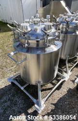 Stainless steel Vessel, Approximately 120 Liter/  30 Gallon.  With Agitation.  Used as Freeze/ Thaw ...