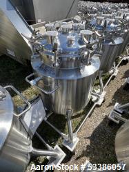 Stainless steel Vessel, Approximately 120 Liter/  30 Gallon.  With Agitation.  Used as Freeze/ Thaw ...