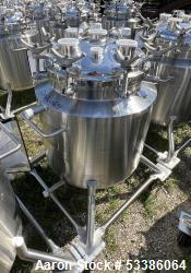 Stainless steel Vessel, Approximately 120 Liter/  30 Gallon.  With Agitation.  Used as Freeze/ Thaw ...