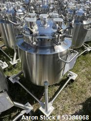 Stainless steel Vessel, Approximately 120 Liter/  30 Gallon.  With Agitation.  Used as Freeze/ Thaw ...