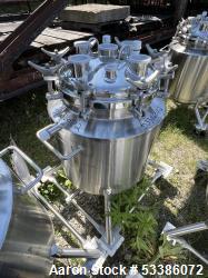 Stainless steel Vessel, Approximately 120 Liter/  30 Gallon.  With Agitation.  Used as Freeze/ Thaw ...