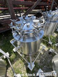 Stainless steel Vessel, Approximately 120 Liter/  30 Gallon.  With Agitation.  Used as Freeze/ Thaw ...