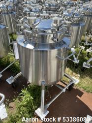 Stainless steel Vessel, Approximately 120 Liter/  30 Gallon.  With Agitation.  Used as Freeze/ Thaw ...