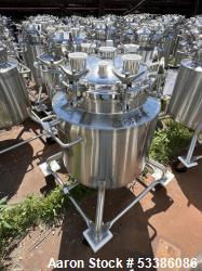 Stainless steel Vessel, Approximately 120 Liter/  30 Gallon.  With Agitation.  Used as Freeze/ Thaw ...