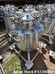 Stainless steel Vessel, Approximately 120 Liter/  30 Gallon.  With Agitation.  Used as Freeze/ Thaw ...