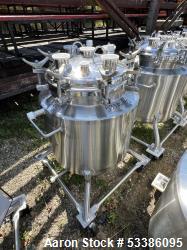 Stainless steel Vessel, Approximately 120 Liter/  30 Gallon.  With Agitation.  Used as Freeze/ Thaw ...