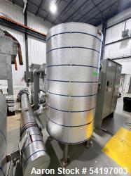 Unused ADM Stainless, Type 36" OD Steam Blowdown Drum, Model C.V.  235 gallon, approximately 36" diameter x 48" straight sid...