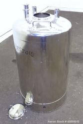 Used- 25 Gallon Stainless Steel Alloy Products Pressure Tank