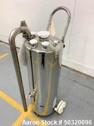 Used- Alloy Products Pressure Tank, Approximate 42 Liter, 316L Stainless Steel