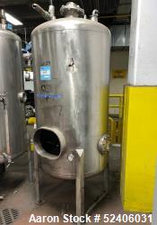 Alpha Stainless Tank, Approximate 250 Gallon, Stainless Steel, Vertical. Approximate 36" diameter x ...