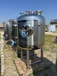 Unused- Criveller Company Jacketed Tank, Model 7.5BBL, Approximate 150 Gallons (567 Liter), 304 Stainless Steel, Vertical. A...