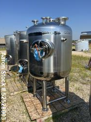 d- Criveller Company Jacketed Tank, Model 7.5BBL, Approximate 150 Gallons (567 Liter), 304 Stainless...