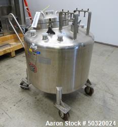  Lee Industries Pressure Mix Tank, 250 Liter, Model 250 LDBT, 316L Stainless Steel, Vertical. Approx...