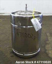 Used- Bolz Rutten Sterile Storage Systems Pressure Tank, 13.2 Gallon