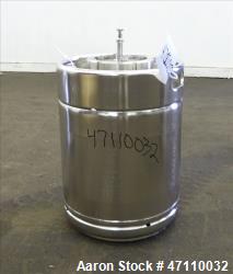 Used- Bolz Rutten Sterile Storage Systems Pressure Tank, 13.2 Gallon