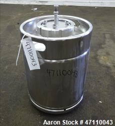 Used- Bolz Rutten Sterile Storage Systems Pressure Tank, 13.2 Gallon