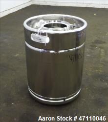 Used- Bolz Rutten Sterile Storage Systems Pressure Tank, 13.2 Gallon