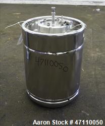 Used- Bolz Rutten Sterile Storage Systems Pressure Tank, 13.2 Gallon