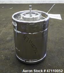 Used- Bolz Rutten Sterile Storage Systems Pressure Tank, 13.2 Gallon