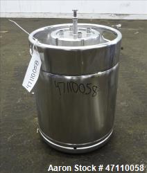 Used- Bolz Rutten Sterile Storage Systems Pressure Tank, 13.2 Gallon