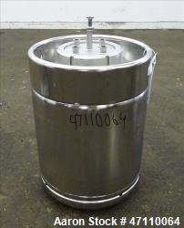 Used- Bolz Rutten Sterile Storage Systems Pressure Tank, 13.2 Gallon