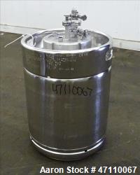 Used- Bolz Rutten Sterile Storage Systems Pressure Tank, 13.2 Gallon