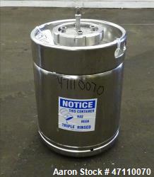 Used- Bolz Rutten Sterile Storage Systems Pressure Tank, 13.2 Gallon