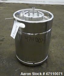 Used- Bolz Rutten Sterile Storage Systems Pressure Tank, 13.2 Gallon