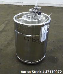 Used- Bolz Rutten Sterile Storage Systems Pressure Tank, 13.2 Gallon