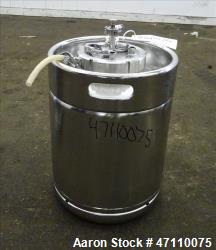 Used- Bolz Rutten Sterile Storage Systems Pressure Tank, 13.2 Gallon