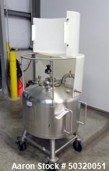 Used- Sharpsville Pressure Mix Tank, 200 Liter, 316L Stainless Steel