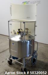 Used- Sharpsville Pressure Mix Tank, 200 Liter, 316L Stainless Steel