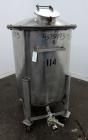 Used Tank, 100 Gallon, 304 Stainless Steel, Vertical.  30