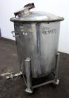 Used Tank, 100 Gallon, 304 Stainless Steel, Vertical.  30
