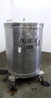 Used- Tank, 200 Gallon, 304 Stainless Steel, Vertical.  Approximately 38