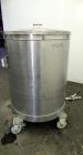 Used- Tank, 200 Gallon, 304 Stainless Steel, Vertical.  Approximately 38