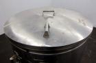 Used Tank, 200 Gallon, 304 Stainless Steel, Vertical. Approximate 38