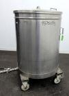 Used Tank, 200 Gallon, 304 Stainless Steel, Vertical. Approximate 38