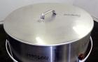 Used M.J.S. Tank, 300 Liter (79.2 Gallon), Type 300 RSWAC/C, 304 Stainless Steel, Vertical. Approximately 30-1/2