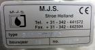Used M.J.S. Tank, 300 Liter (79.2 Gallon), Type 300 RSWAC/C, 304 Stainless Steel, Vertical. Approximately 30-1/2
