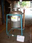 Used Used: O.G. Kelley Co. Pressure Tank, 55 gallon, stainless steel, vertical. 24