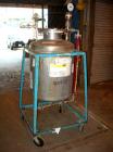 Used Used: O.G. Kelley Co. Pressure Tank, 55 gallon, stainless steel, vertical. 24