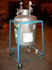 Used Used: O.G. Kelley Co. Pressure Tank, 55 gallon, stainless steel, vertical. 24