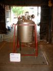 Used Used: O.G. Kelley Co. Pressure Tank, 55 gallon, stainless steel, vertical. 24