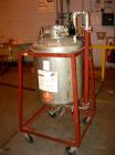 Used Used: O.G. Kelley Co. Pressure Tank, 55 gallon, stainless steel, vertical. 24