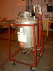 Used-Used: O.G. Kelley Co. Pressure Tank, 55 gallon, stainless steel, vertical. 24