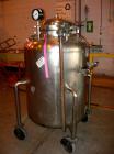 Used Used: Walker Stainless Pressure Tank, 150 gallon, 316 L stainless steel, vertical. 34