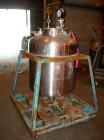 Used Used: Javo N.V. Alkmaar pressure tank, 100 gallon, stainless steel, vertical. 30